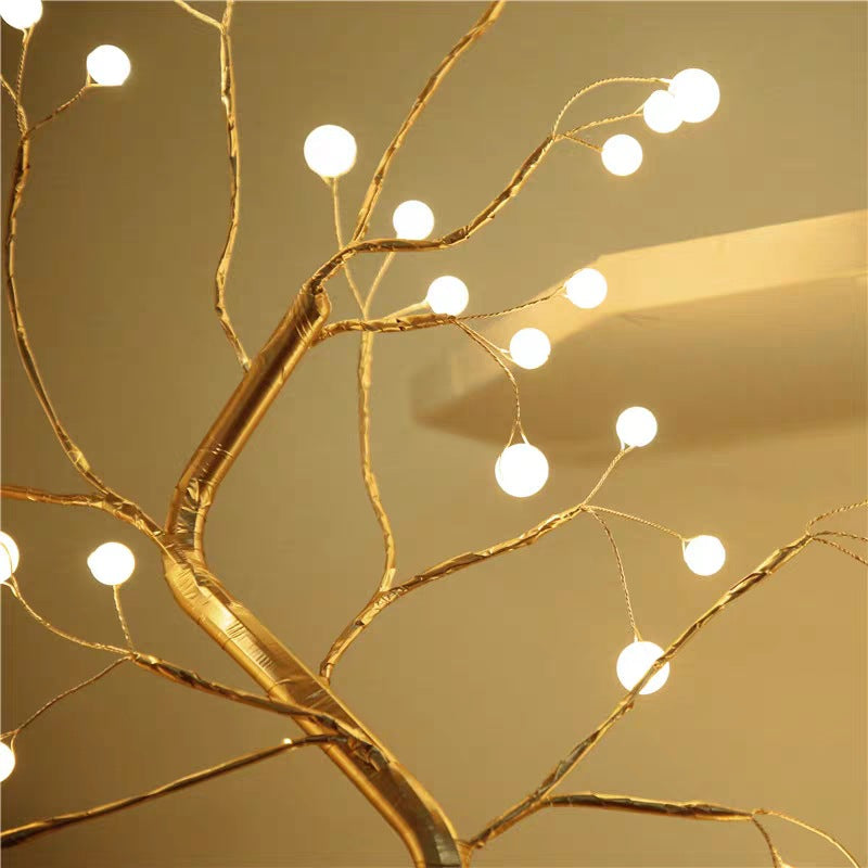 Homenude - LED - Golden Tree Nachttischlampe